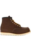 Red Wing Shoes Ankle Boots With Round Toe And Rubber Sole In Black