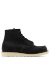 Red Wing Shoes Classic Leather Boots Moc Toes In Black