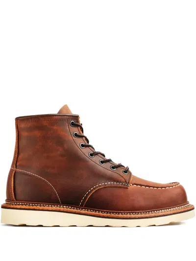Red Wing Shoes Classic Moc® Lace-up Boots In Brown