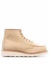 RED WING SHOES CLASSIC MOC LEATHER ANKLE BOOTS