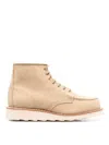 RED WING SHOES CLASSIC MOC LEATHER ANKLE BOOTS