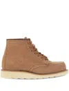 Red Wing Shoes Classic Moc Leather Ankle Boots In Brown