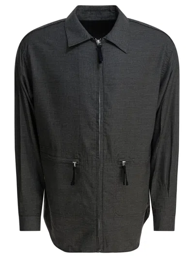 Red Wing Shoes Comme Des Garçons Homme Plus Cotton Overshirt Jacket In Black