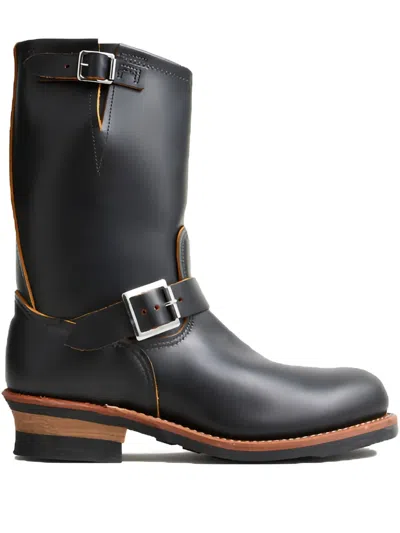 Red Wing Shoes Engineer Buckle Boots In Multi