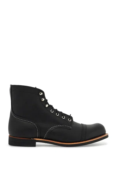 Red Wing Shoes Iron Ranger Ankle Boots Black