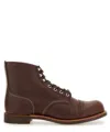 Red Wing Classic Brown Leather Lace-up Boots In Brown