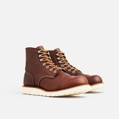 Red Wing Shoes Iron Ranger Traction Tred 8088 Men's Brown Leather Cap Toe 6-inch Ankle Boots