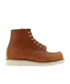 Red Wing Shoes Classic Moc Lace-up Boots In Brown