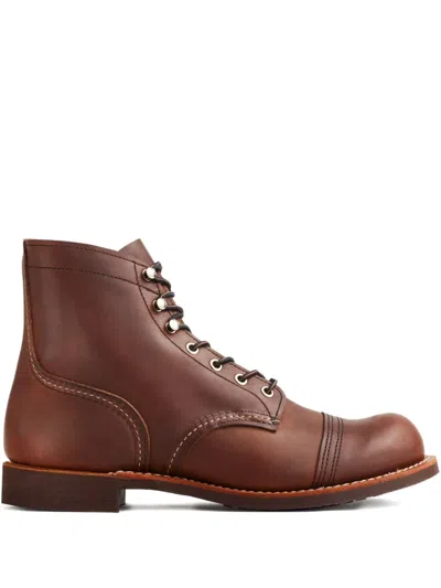 Red Wing Shoes Beckman Excalibur Leather Boots In Brown