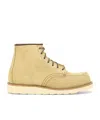 Red Wing Shoes Round-toe Suede Ankle Boots In Nude