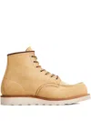 Red Wing Shoes Leather Moc-toe Boots In Animal Print