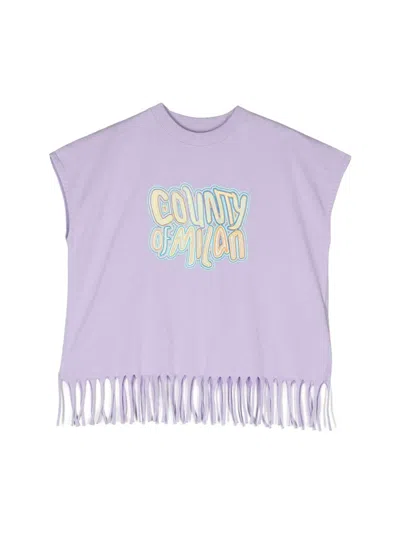 Red Wing Shoes Marcelo Burlon County Of Milan Tank Top In Purple