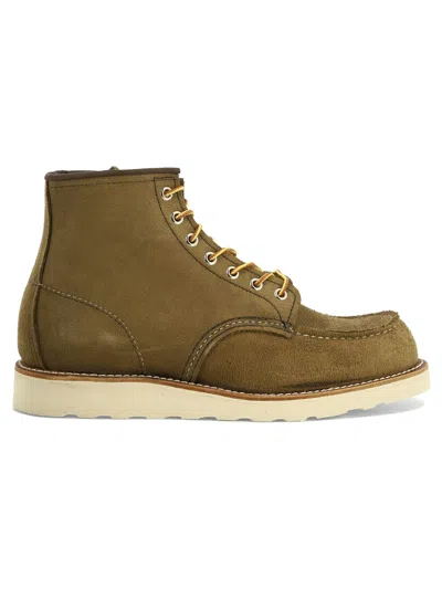 RED WING SHOES MEN'S "6 INCH MOC" LACE-UP BOOTS