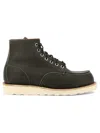 Red Wing Shoes Men's "classic Moc" Lace-up Boots In Black