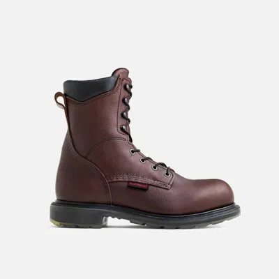 Red Wing Shoes Men's Supersole 2.0 Safety Toe Boots In Brown In Burgundy