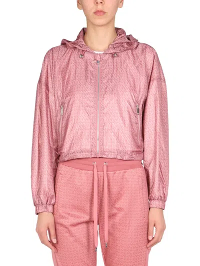 Red Wing Shoes Michael Michael Kors Logo Sweatshirt In Pink