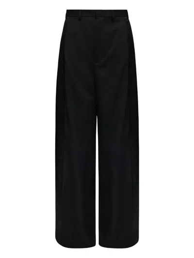 Red Wing Shoes Mm6 Maison Margiela Custom-fitted Pants In Black