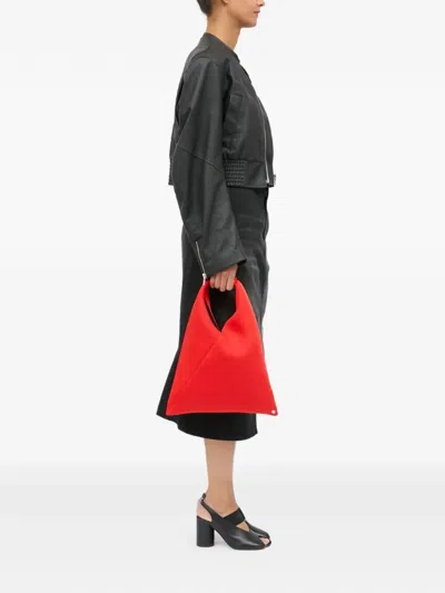 Red Wing Shoes Mm6 Maison Margiela Small "japanese" Handbag In Red