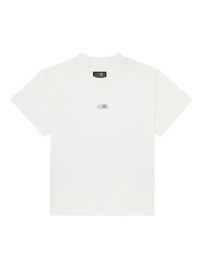 Red Wing Shoes Mm6 Maison Margiela T-shirt In White