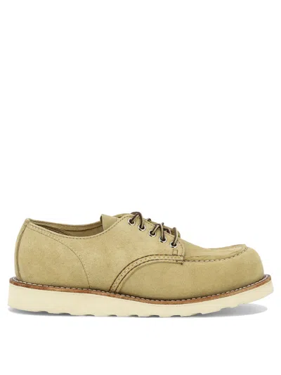 Red Wing Shoes "moc Oxford" Derby Lace-ups In Neutral