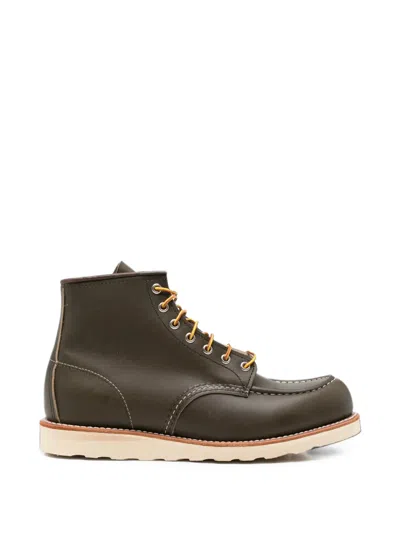 Red Wing Shoes Moc Toe Leather Boots In Brown