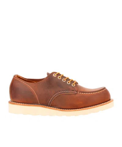 Red Wing Shoes Moc-toe Lace-up Shoes In Brown