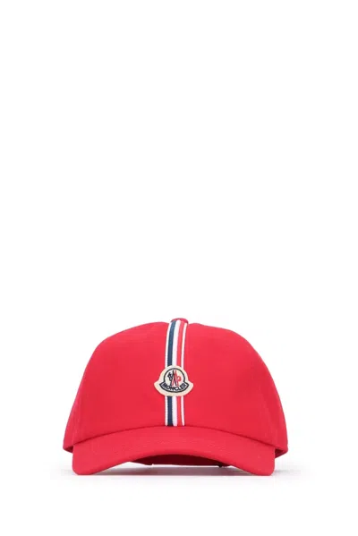 Red Wing Shoes Moncler Jr Baseball Cap In Red