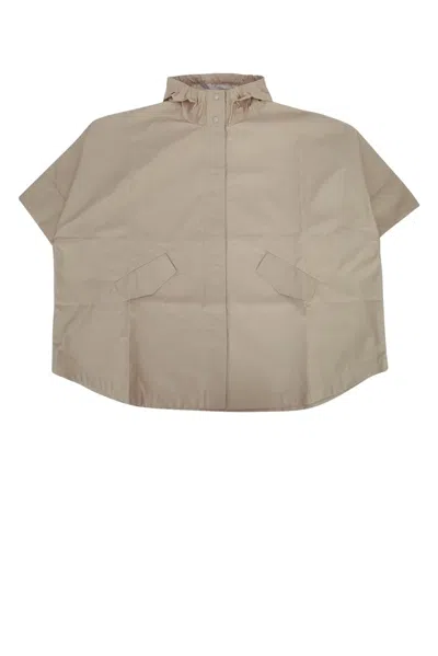 Red Wing Shoes Moncler Jr Cape In Neutral