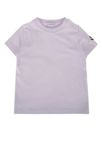 Red Wing Shoes Moncler Jr Ss T-shirt In Purple