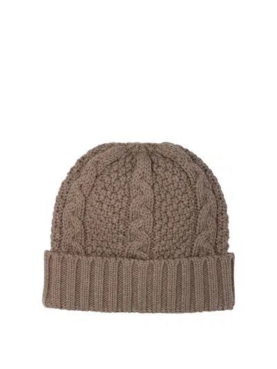 Red Wing Shoes Rakki Beige Merino Wool Hat In Orange
