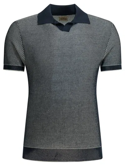 Red Wing Shoes Rakki "mercedes 300" Buttonless Polo Shirt In Gray