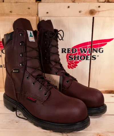 Pre-owned Red Wing Shoes Red Wing 2412 Insulated Waterproof Boots (steel Toe) In Brown