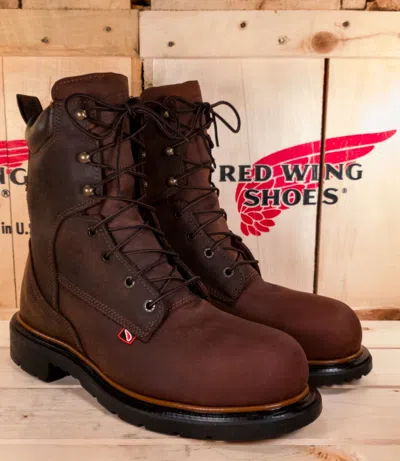 Pre-owned Red Wing Shoes Red Wing 400 Waterproof Boots (soft Toe) In Brown