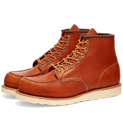 Pre-owned Red Wing Shoes Red Wing 875 Heritage Work 6 Toe Boot Oro Legacy In Braun