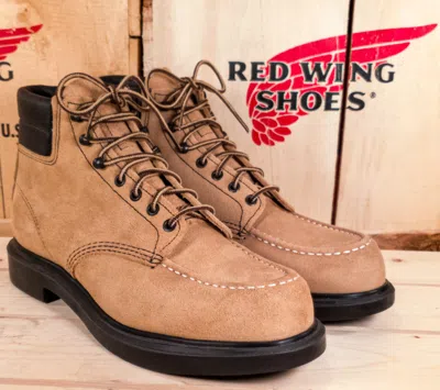 Pre-owned Red Wing Shoes Red Wing 8802 Sand Mohave Toe Boots (10.5ds & 11ds Available)