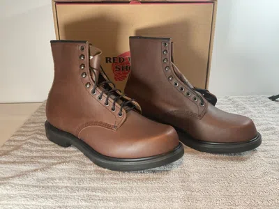 Pre-owned Red Wing Shoes Red Wing 953 Supersole Multiple Sizes Round Soft Toe Boots In Box Work Boots In Brown