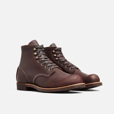 Red Wing Shoes Red Wing Blacksmith 3340 Men's Brown Oil Slick Leather Round Toe 6-inch Boots