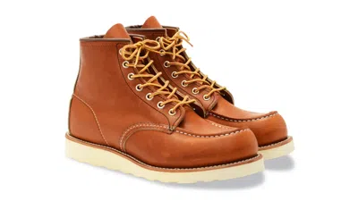 Red Wing Shoes Red Wing Classic Moc 875 Men's Brown Leather 6-inch Comfort Classic Ankle Boots
