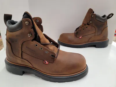 Pre-owned Red Wing Shoes Red Wing Eh Resistant Steel Toe Waterproof Leather Boots 4215 Made In Usa In Brown