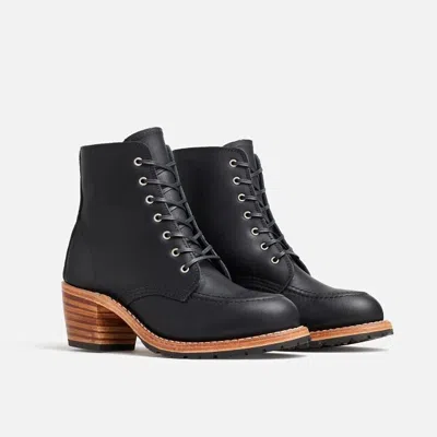 Red Wing Shoes Red Wing Heritage Clara 3406 Boots Women's Brown Leather Lace Up Block Heel