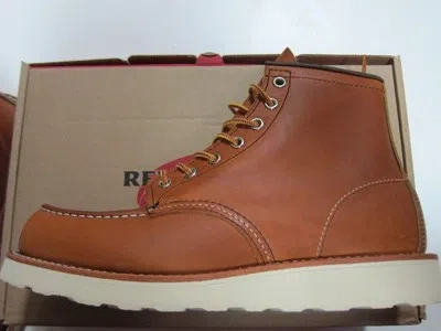 Pre-owned Red Wing Shoes Red Wing Heritage Classic 6" Moc-toe Work Boot 875 Made In Usa In Brown