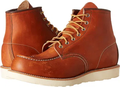 Pre-owned Red Wing Shoes Red Wing Heritage Classic 6" Moc-toe Work Boot 875 Made In Usa Oro Legacy In Brown