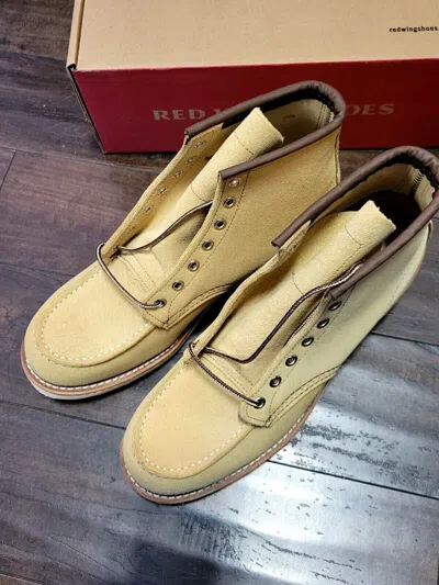 Pre-owned Red Wing Shoes Red Wing Heritage Classic 6" Moc-toe Work Boot Hauthorne 8833 Made In Usa In Brown