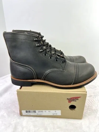Pre-owned Red Wing Shoes Red Wing Heritage Iron Ranger Boots 8086 Charcoal Mens Size 12 D