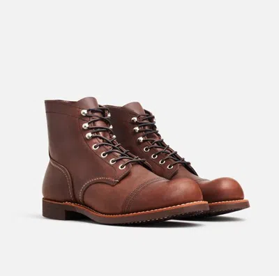 Pre-owned Red Wing Shoes Red Wing Heritage Mens Iron Ranger 8111 Amber Leather Boots Size 9.5-11d In Orange