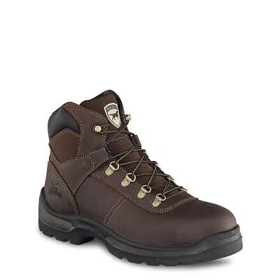Pre-owned Red Wing Shoes Red Wing Irish Setter Men's 6" Ely Steel Toe Work Boot Brown - 83608, Brown