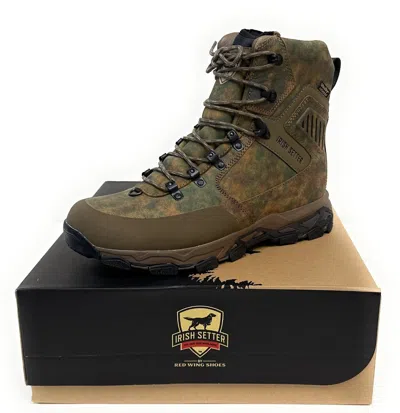 Pre-owned Red Wing Shoes Red Wing Irish Setter Pinnacle 9" Waterproof Insulated Boots Men's Work Shoes In Brown, Army Green