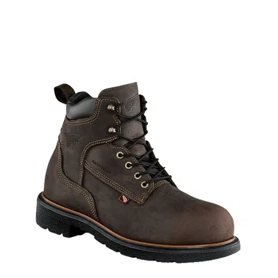 Pre-owned Red Wing Shoes Red Wing Men's Work 1204 Dynaforce® 6" Insulated Waterproof Soft Toe Boot 7-12 In Brown
