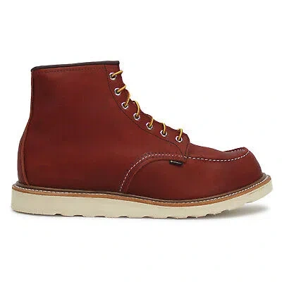 Pre-owned Red Wing Shoes Red Wing Mens Boots 6 Inch Casual Lace Up Ankle Toe Leather In Oro