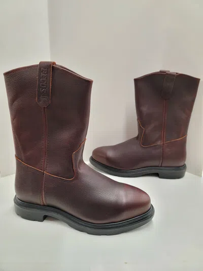 Pre-owned Red Wing Shoes Red Wing Steel Toe Electrical Hazard Resistant Pull On Boots 4470 Made In Usa In Brown